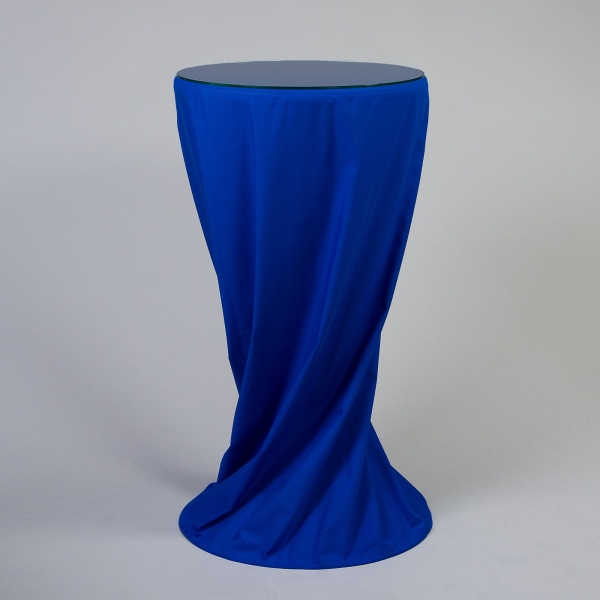 Husse Stehtisch D 60 cm, NTCS, bodenlang, Blau;