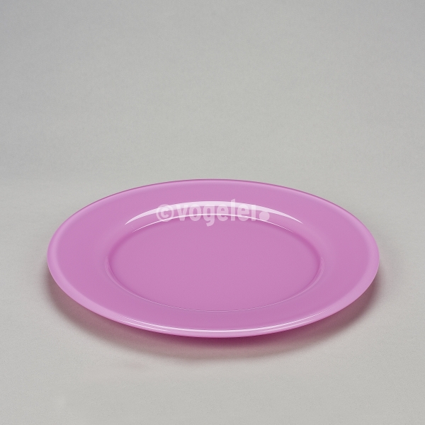 Love Plate XL, Glas, D 36 cm, Raspberry
