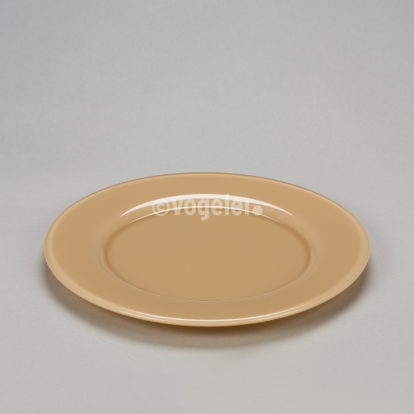 Love Plate XL, Glas, D 36 cm, Nougat
