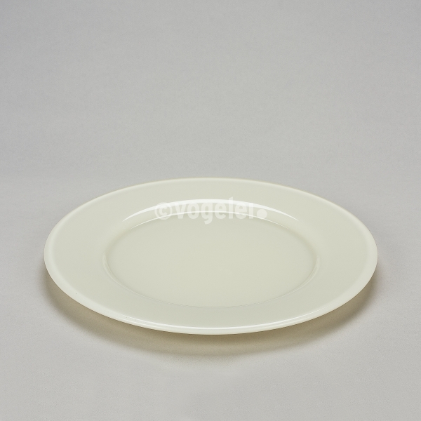 Love Plate XL, Glas, D 36 cm, Cream