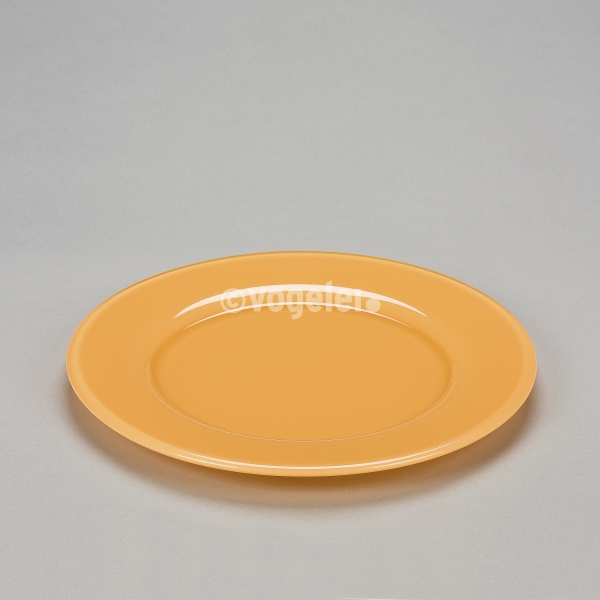 Love Plate XL, Glas, D 36 cm, Papaya