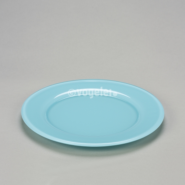 Love Plate XL, Glas, D 36 cm, Carribbean Blue