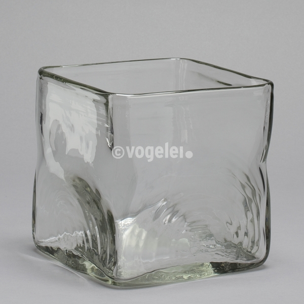 Glashafen, quadratisch, H 20 x 20 x 20 cm, Klar