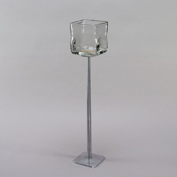 Objektständer Alu mittel, H 58 cm, Natur;