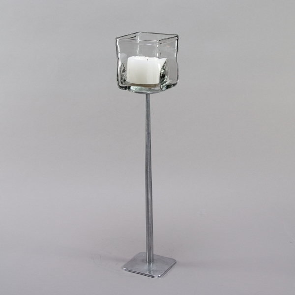 Objektständer Alu mittel, H 58 cm, Natur;