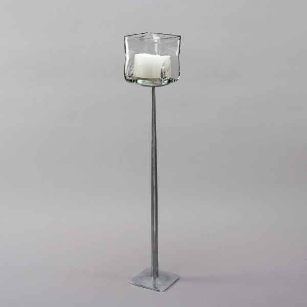 Objektständer Alu groß, H 74 cm, Natur;