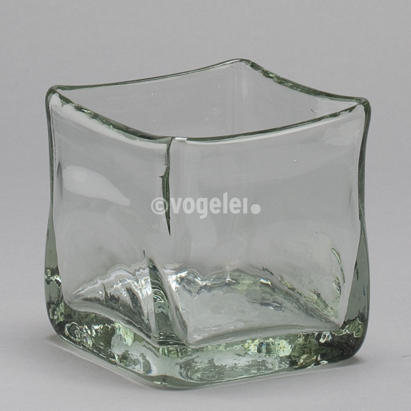 Glashafen, quadratisch, 12 x 12 x 12 cm, Klar