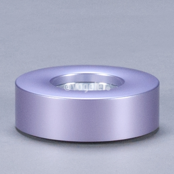 Teelichthalter Alu, H 2,8 x D 8 cm, Violett