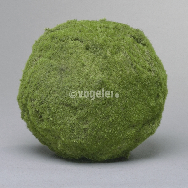 Mooskugel, textil, D 28 cm, Grün