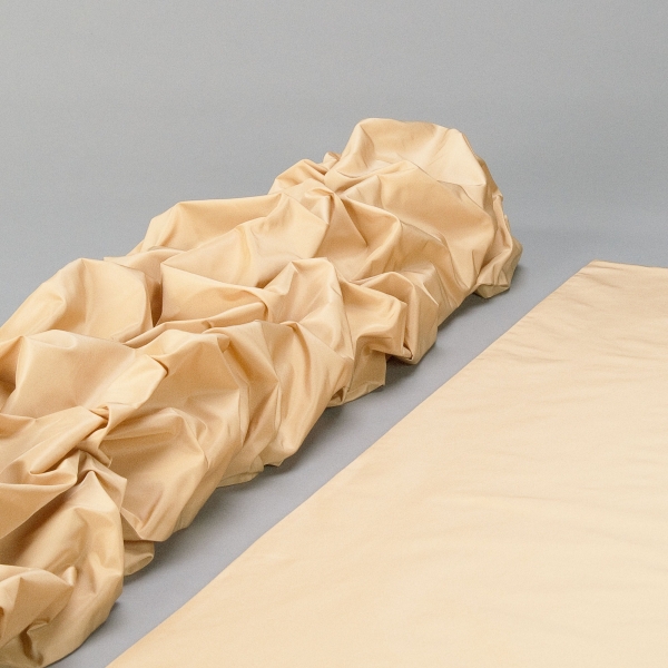 Tischdrapierung "Saba", L 200 x B 60 cm, Amber;