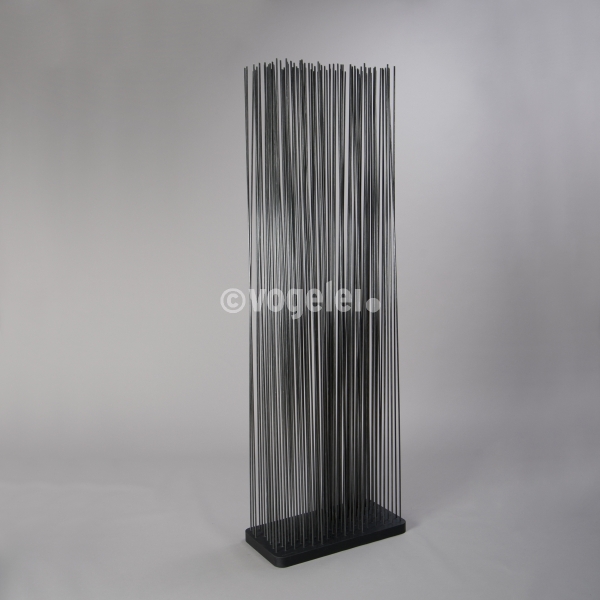 Paravent Sticks, Glasfaserstäbe, H 180, Schwarz