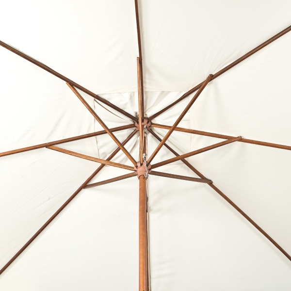 Sonnenschirm "Premium", 300 x 300 cm, Weiss;