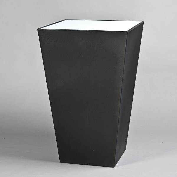 Hochtisch LOFT, konisch, 70 x 70 x 110 cm, Schwarz;