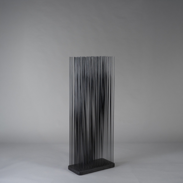 Paravent STICKS, Glasfaserstäbe, H 150, Schwarz;