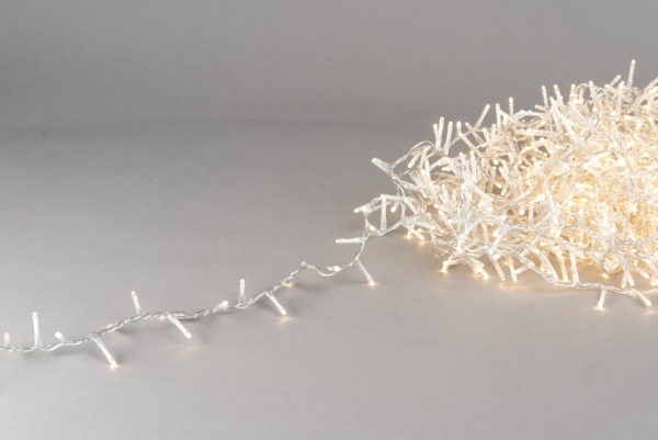 LED-Ricelights, 22,5 m, 1000, Klar/Warmweiss;