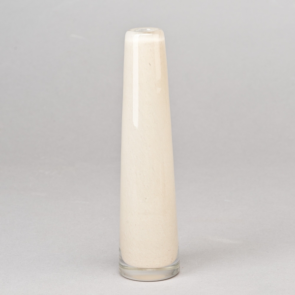 Vase SOLIFLEUR, H 21 x D 5,5 cm, Beige;