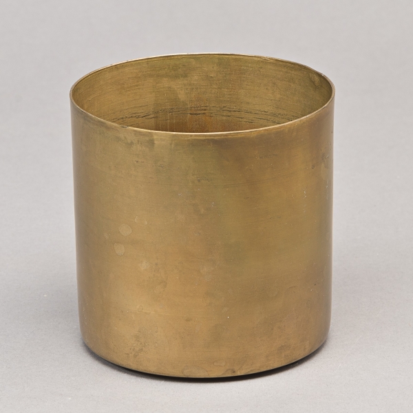 Windlicht, D 10 x H 10 cm, Messing, Natur;