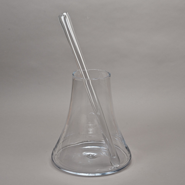 Phiole SIDONIA M, ca. L 70 x D 4 cm, Glas, Klar;