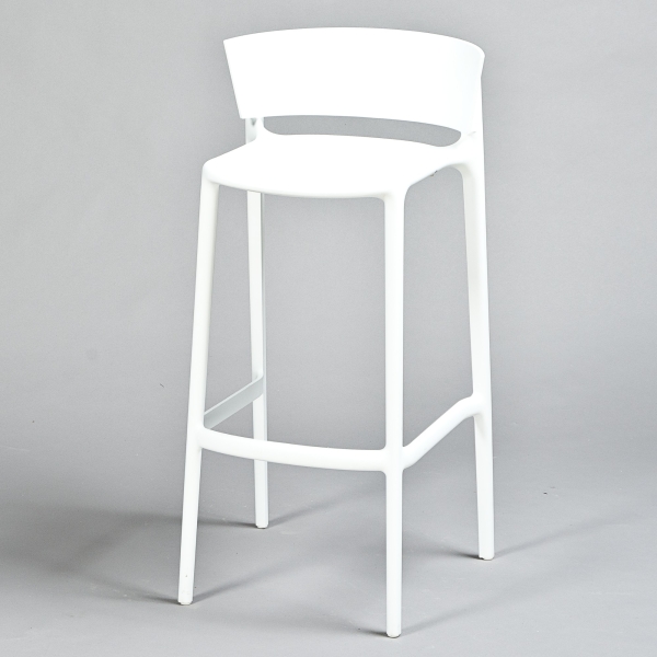 Barhocker AFRICA, Collection VONDOM, PP, Weiss;