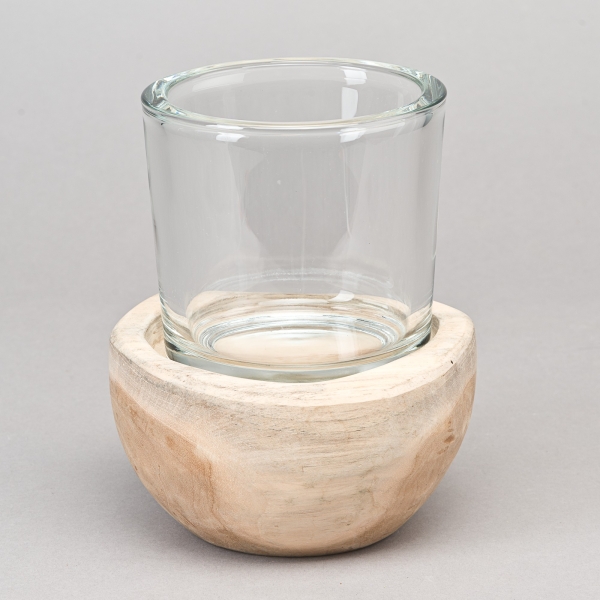 Windlich Sockel L, H 18,5  x D 16 cm;