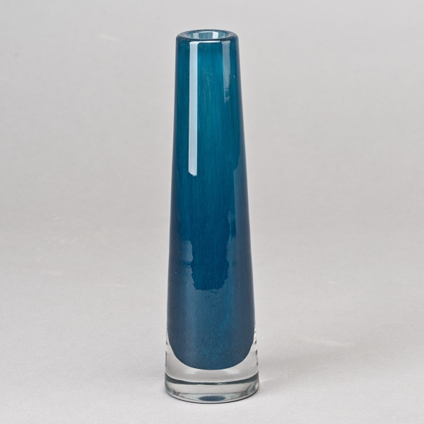 Vase SOLIFLEUR, H 21 x D 5,5 cm, Navy;