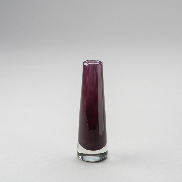 Vase SOLIFLEUR, H 15 x D 5,5 cm, Plum;