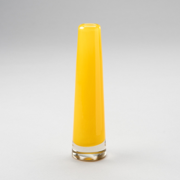 Vase SOLIFLEUR, H 21 x D 5,5 cm, Ochre;