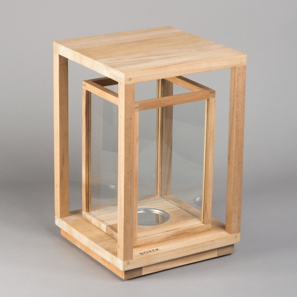 Laterne Positano S, H 41 x B 27,5 x L 27,5 cm;