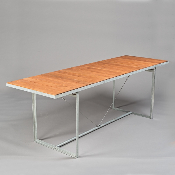 Biertisch ARCHITEKT, L 220 x B 70 x H 76 cm, Stahl;