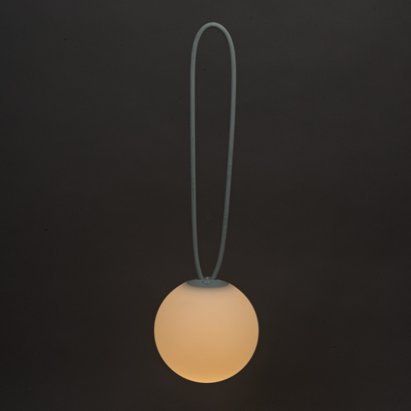 Preview: Akku-LED-Leuchte BOLLEKE, D 20 cm, Weiss/Sand;