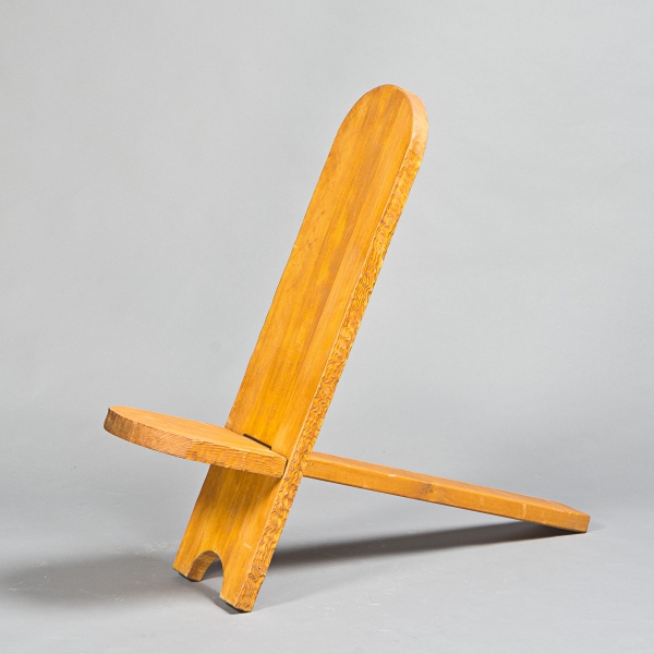 Trapperstuhl, B 30,5 x T 120 x H 107 cm;