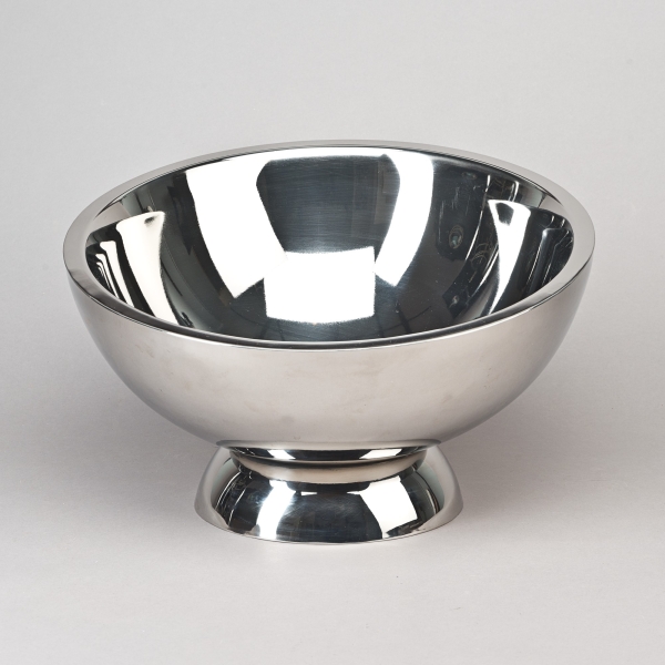 Champagnerbowl, D 42 x H 28 cm, Silber;