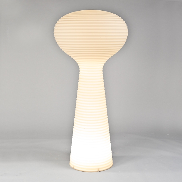 Bodenleuchte BLOOM, H 190 x D 88 cm, LED Weiss;