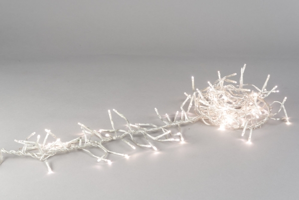 LED-Ricelights, 11 m, 500, Klar/Warmweiss;