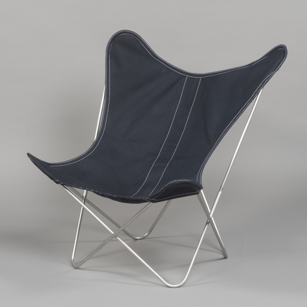 Sessel, Baumwolle, L 68 x B 80 x H 88cm, Schwarz;