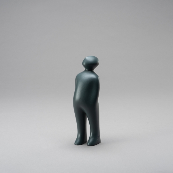 THE VISITOR S, H 23 cm, Darkgrey;