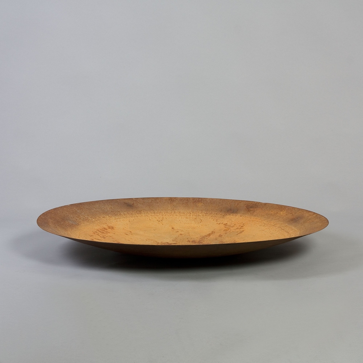 Schale, Eisen, D 100 cm, Edelrost;