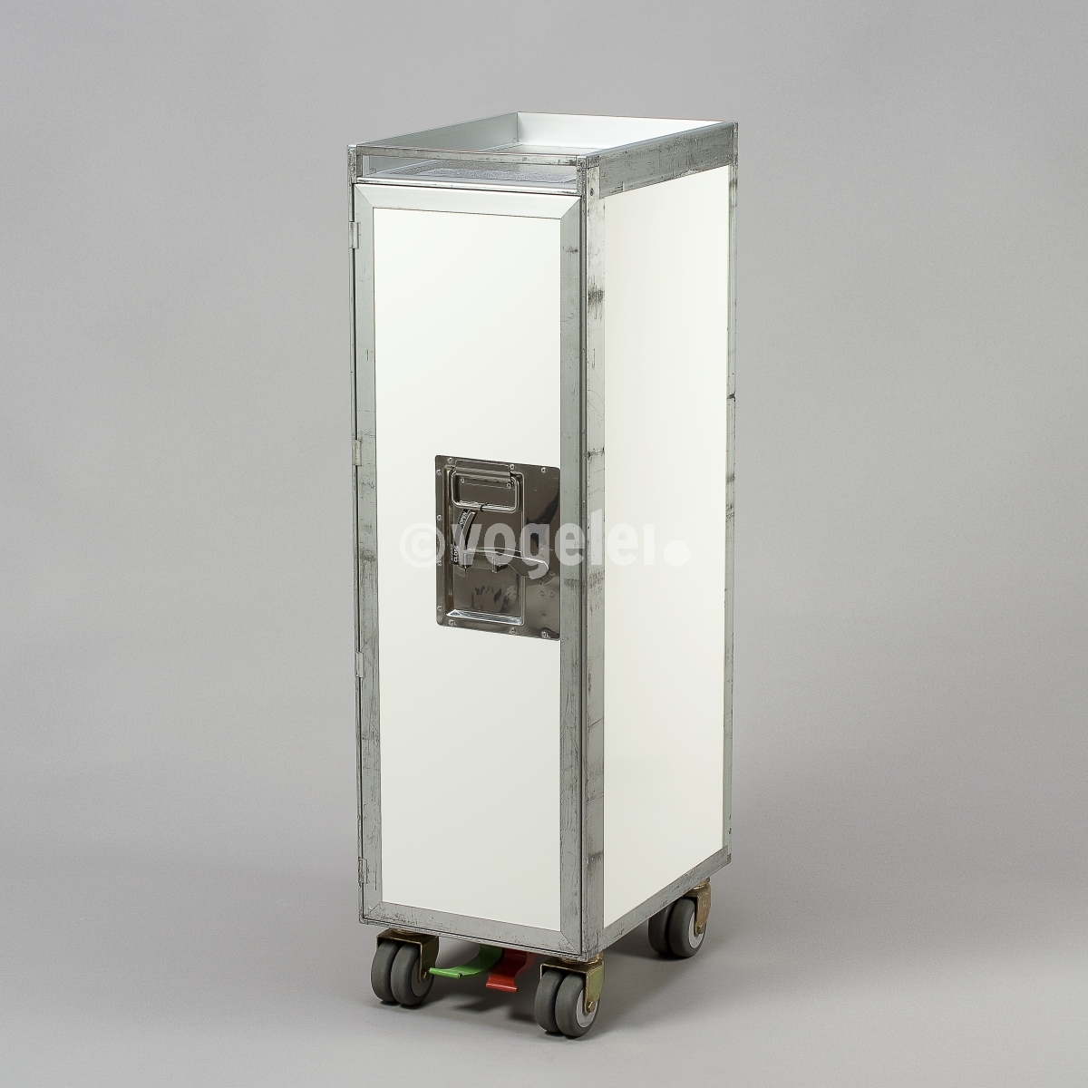 Flugzeugtrolley, H 103 x T 40,4 x B 30,5 cm, Weiss