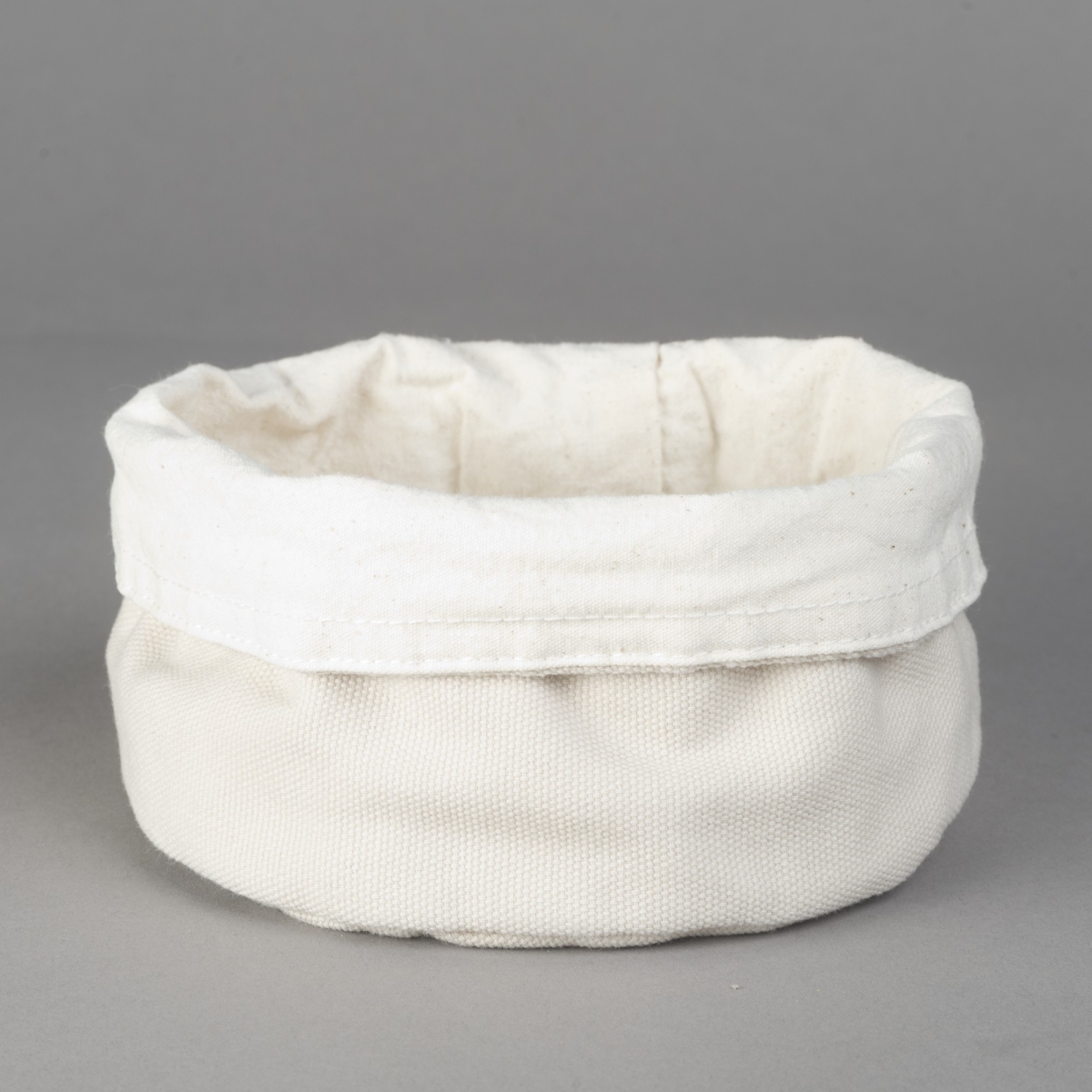 Brottasche, D 15 x H 10 cm, Beige;