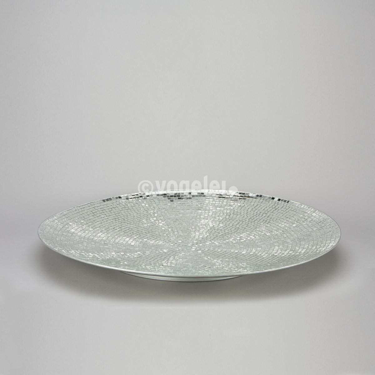 Spiegelschale, D 70 cm, Silber