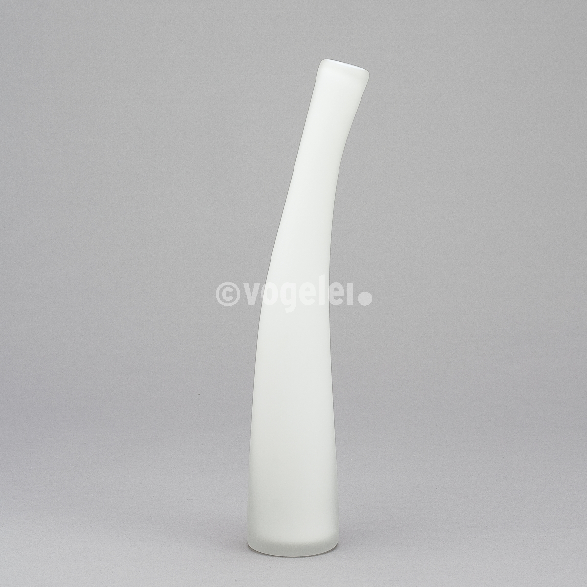 Flaschenvase 32 cm, matt, Weiss