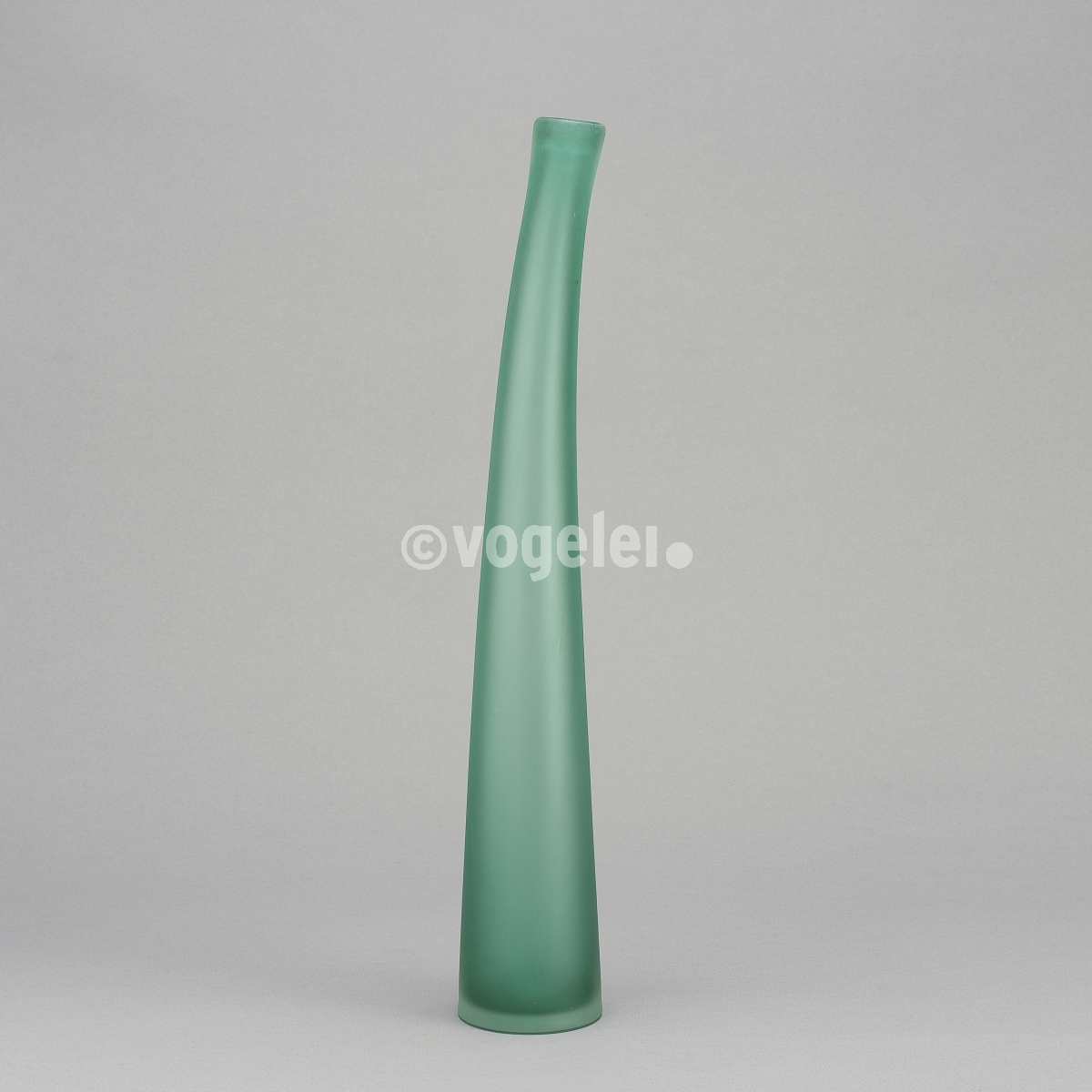 Flaschenvase 56 cm, matt, Tannengrün