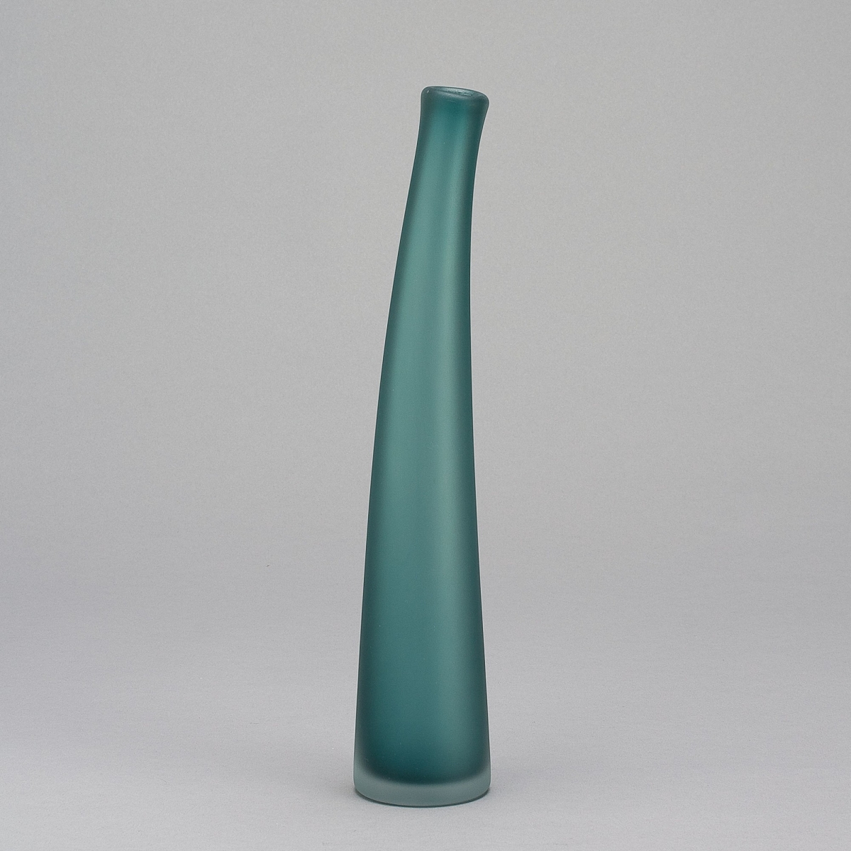 Flaschenvase 32 cm, matt, Tannengrün;