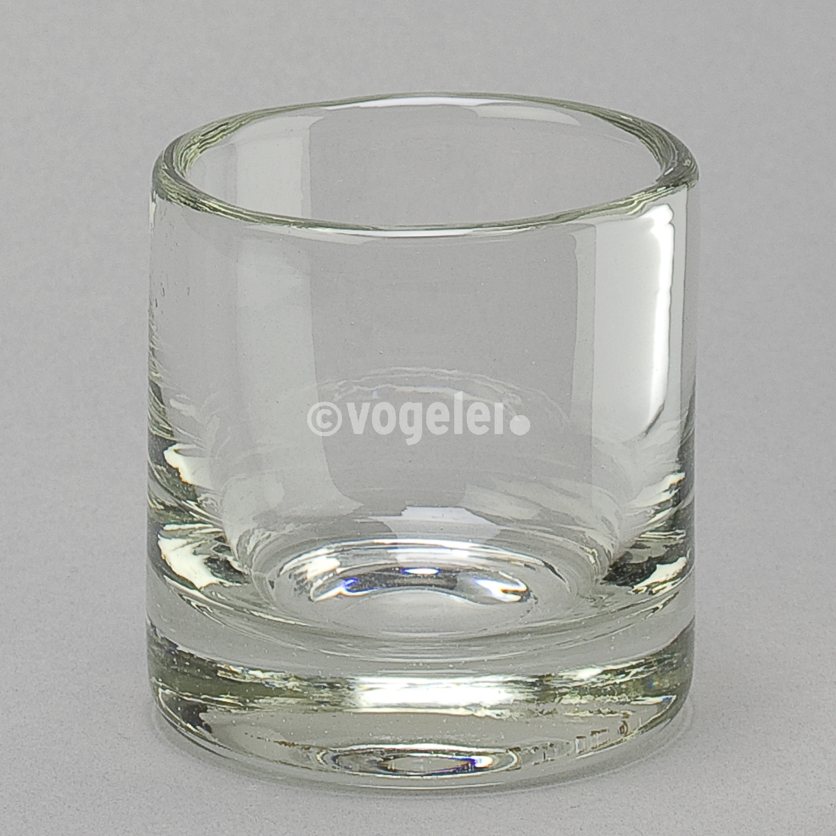 Teelichtglas Lounge, H 7 x D 7 cm, Klar