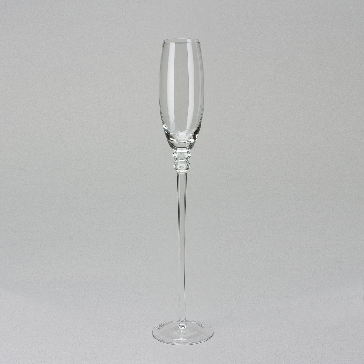 Champagner-Glas, H 37 cm, Do 4,5 x Du 8 cm, Klar;