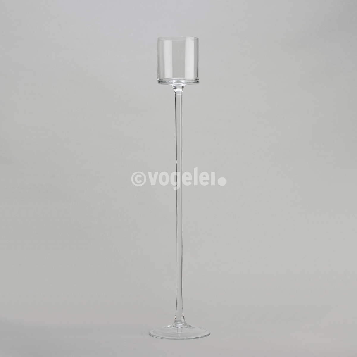 Stielglas Loft groß, H 70 cm, Klar