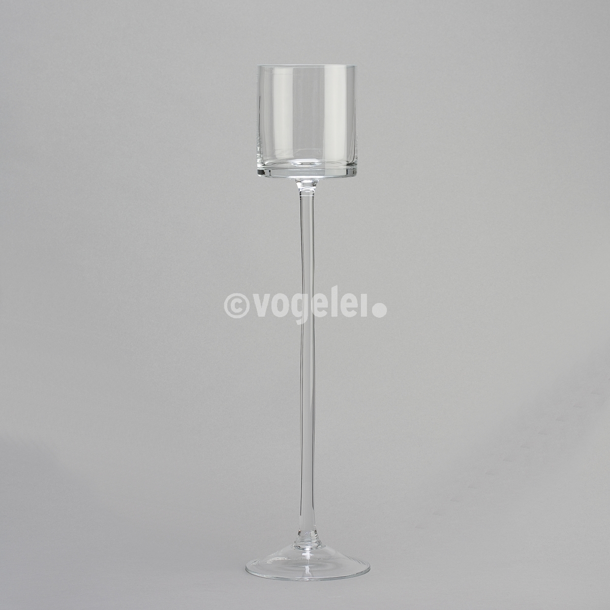 Stielglas Loft klein, H 50 cm, Klar