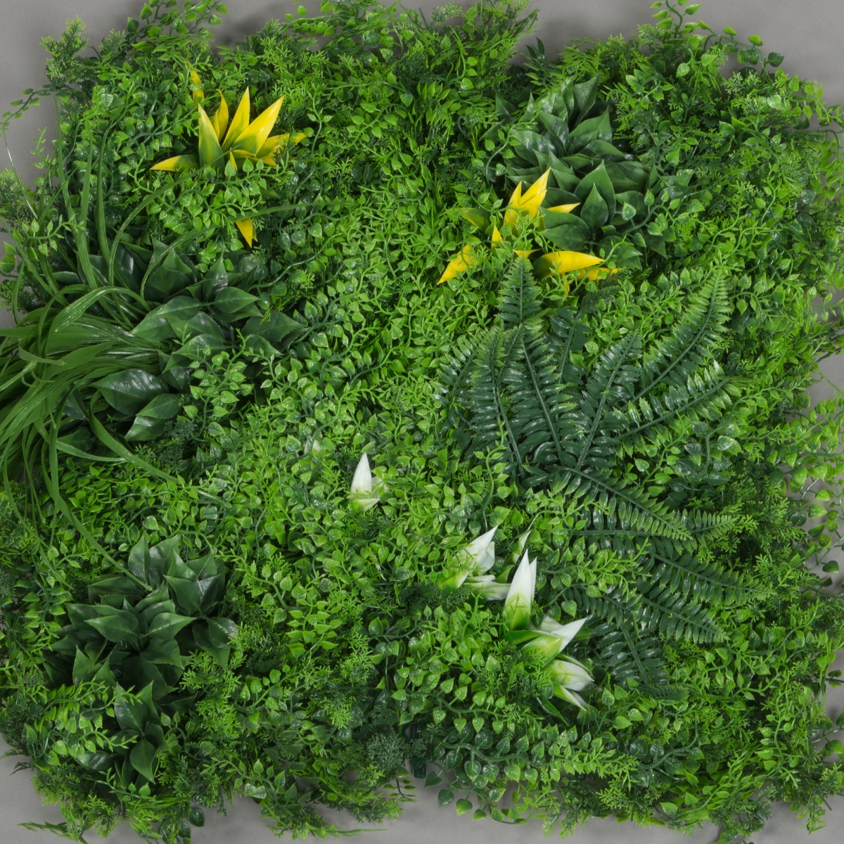 Farn Gelb Pflanzenwald, 50 x 50 cm, Poly;