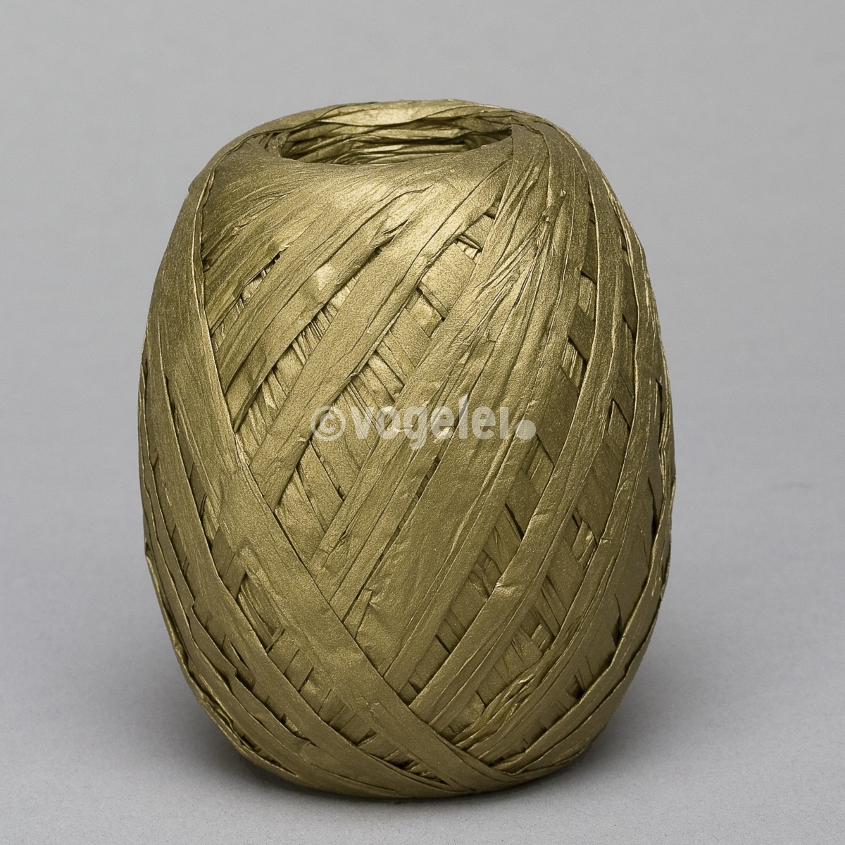 Raffia, Papier, L 45,5 m, Gold