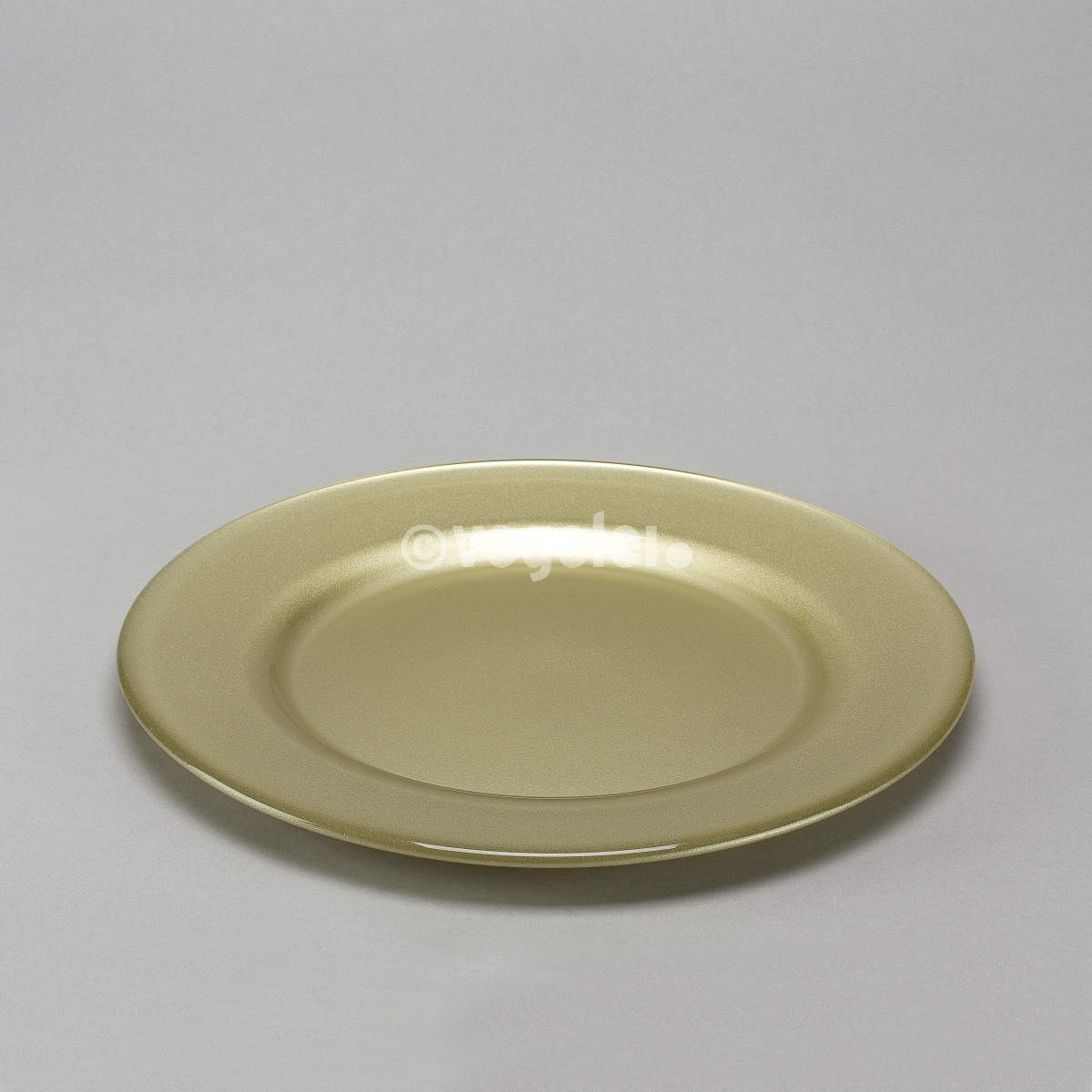 Love Plate XL, Glas, D 36 cm, Gold